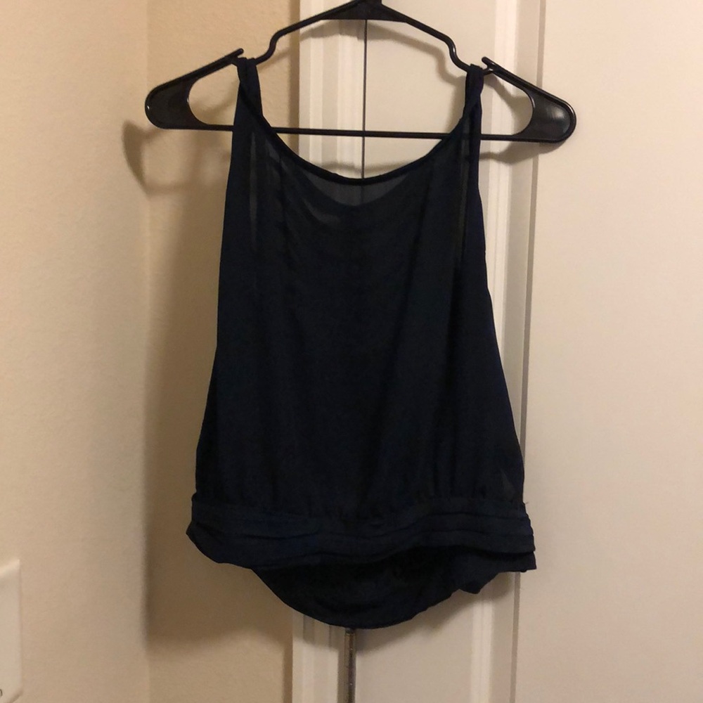 Dark blue shirt